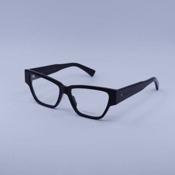 Bottega Veneta BV1288O 001 Eyeglasses Black Cat Eye 55mm Frame - Picture 4 of 10